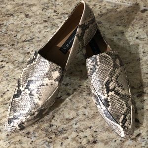 Steven Snake Pattern Flats